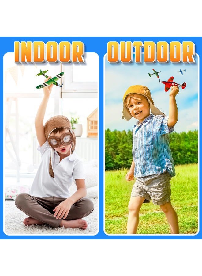 Bedwina Glider Planes Bulk 36-Pack 8-Inch Bomber Airplane Gliders for Kids, Foam Paper Airplane Kit For Birthday, Goodie Bag Stuffers Party Favors For Kids Great Paper Airplanes For Outdoor Flying Toy - Image 5