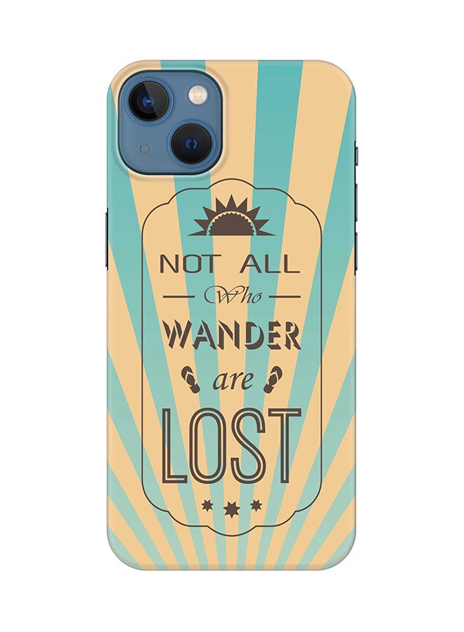 Stylizedd Case for Apple iPhone 14 Plus Case Slim Snap Classic Series Mobile Cover Hard PC Shield Matte Finish Print - Wanderers