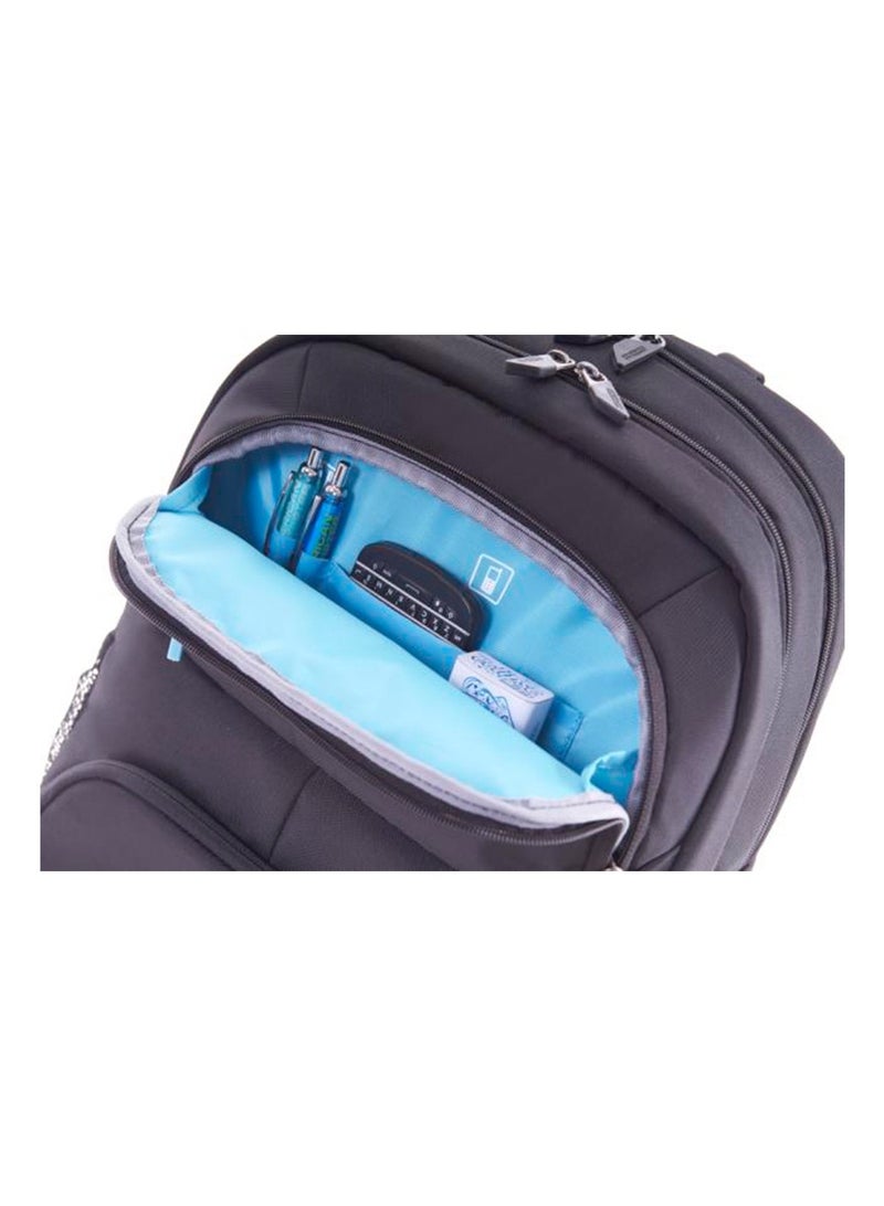 AMERICAN TOURISTER Amber 15.6" Laptop Backpack 25L Capacity, 100% Polyester, Blue / Black|Adjustable Strap|Bottle Holder|Ergo Back & Shoulder|Smart Sleeve - 1 Year International Warranty - Image 5