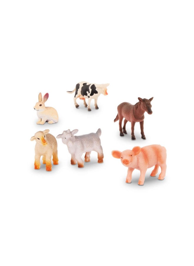 Terra Farm Animals In Tube 4-8 Cm - Set Of 10 Pieces  - Image 3