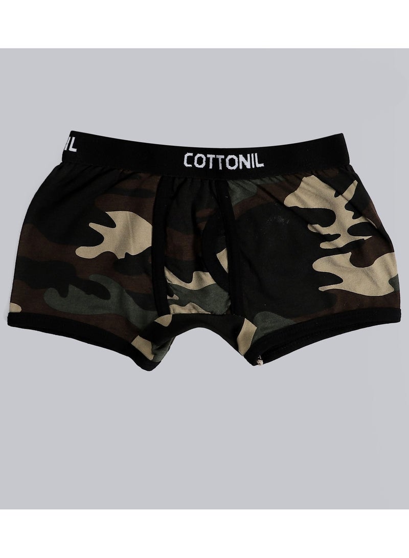 COTTONIL Pack of 3 Cotton Design Boxer For Boys  - Image 5