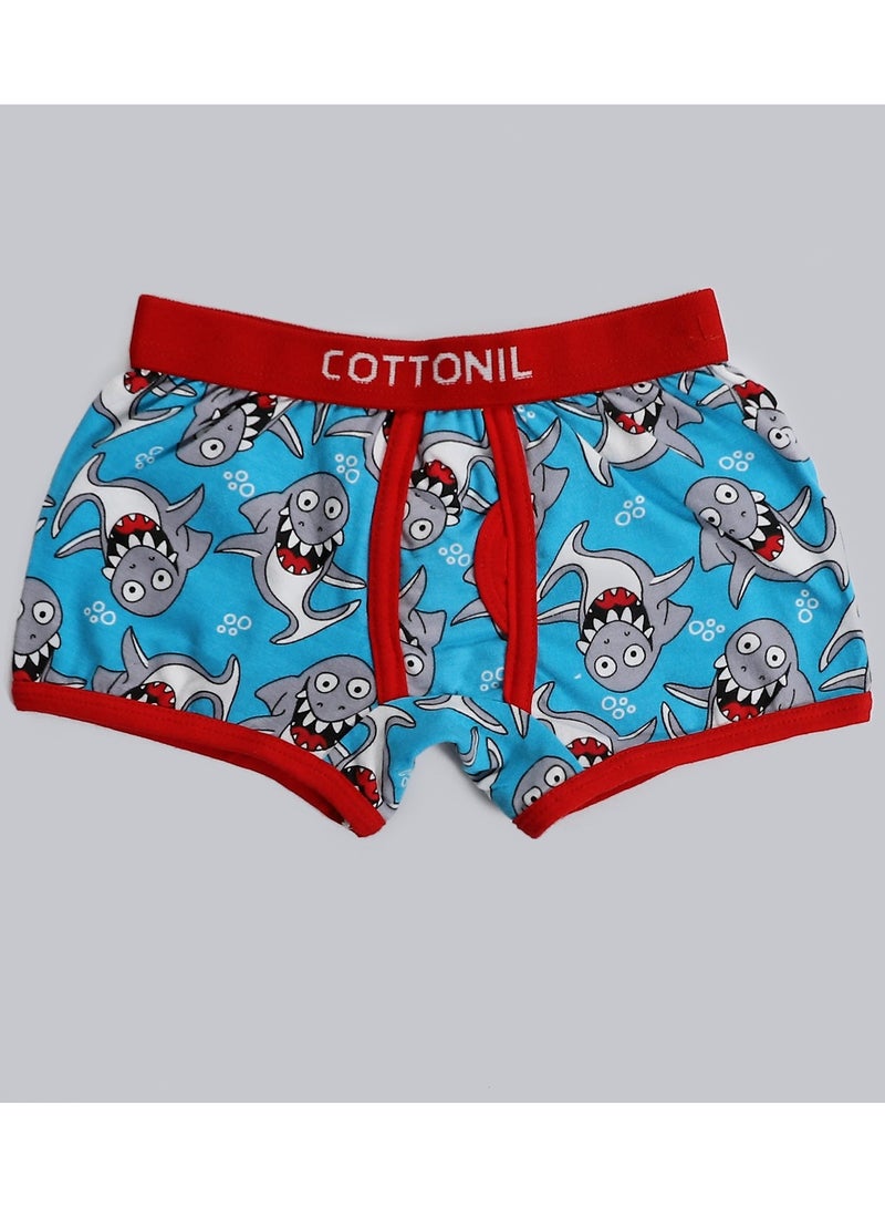 COTTONIL Pack of 3 Cotton Design Boxer For Boys  - Image 4