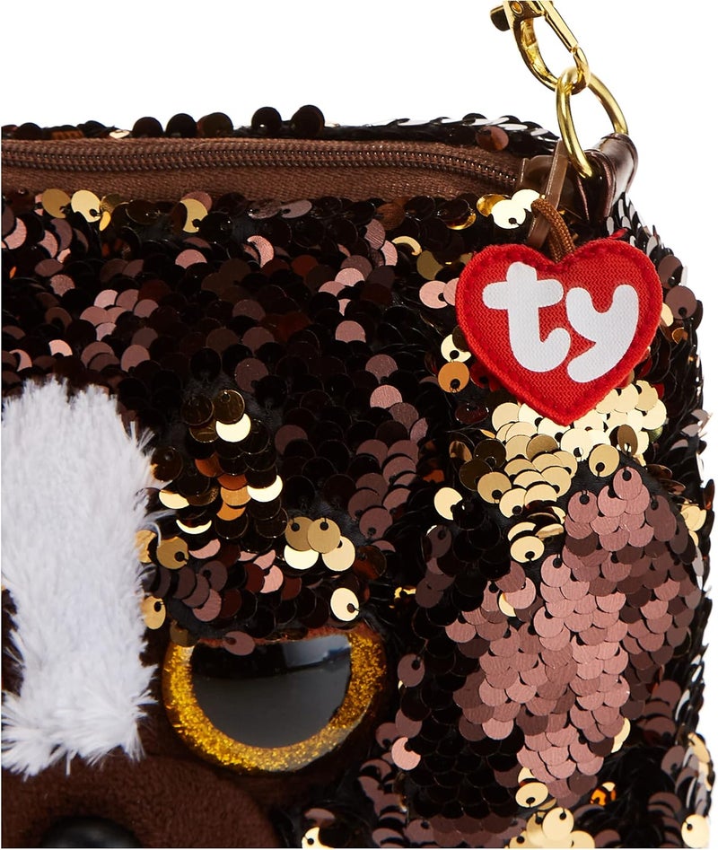 Ty Fashion Sequin Dog Brutus Purse with Adjustable Straps - Image 3