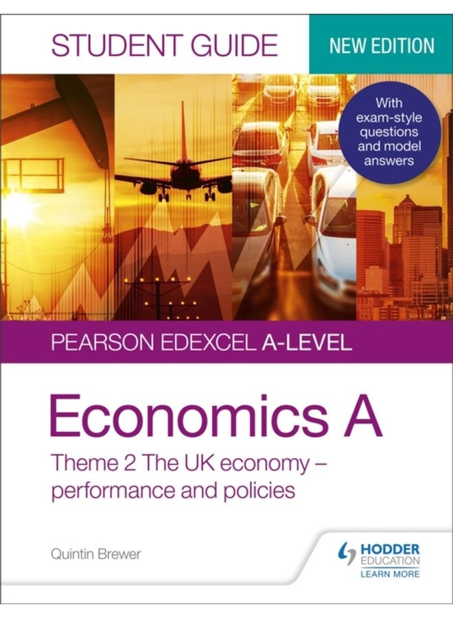 Pearson Edexcel A level Economics A Student Guide Theme 2 The UK economy performance and policies - Paperback