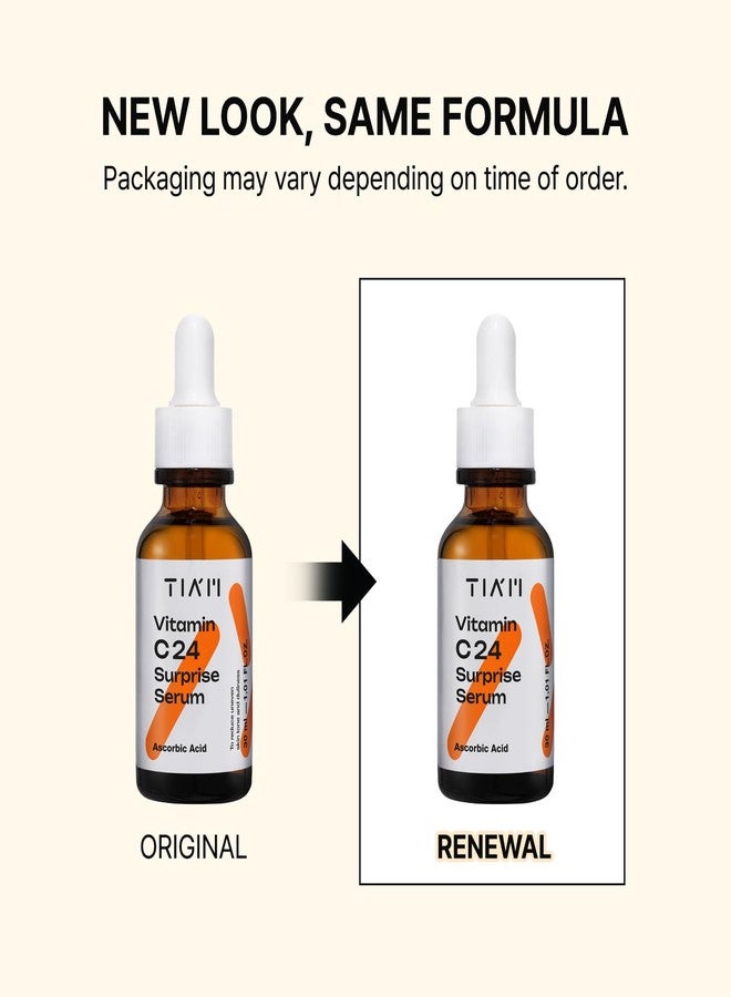 TIA'M Vitamin C24 Surprise Serum, 1.01 fl oz, Glow-Boosting & Anti-Aging with Vitamin E and Ferulic Acid for Dull Skin and Fine Lines, Korean Skin Care - Image 2