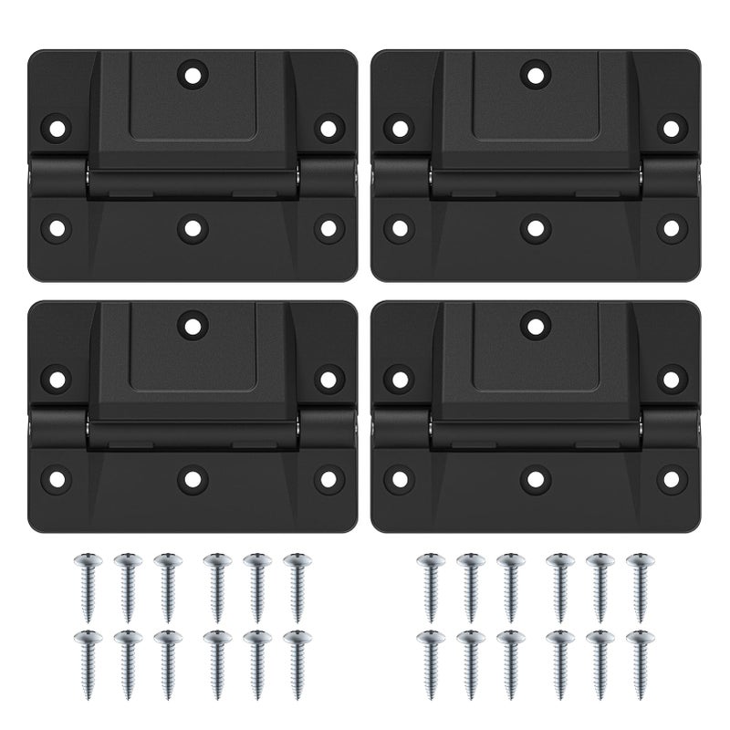 Pokin Cooler Oversized Mechanical Hinge Compatible with Igloo 150165 QT CoolersCooler Hinges Replacement PartsIncluding 4 Hinges and 24 Stainless Steel Screws4 Pack - Image 2