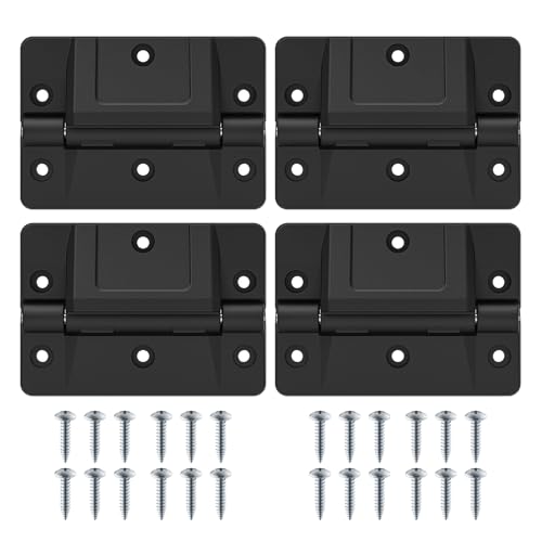 Pokin Cooler Oversized Mechanical Hinge Compatible with Igloo 150165 QT CoolersCooler Hinges Replacement PartsIncluding 4 Hinges and 24 Stainless Steel Screws4 Pack - Image 1
