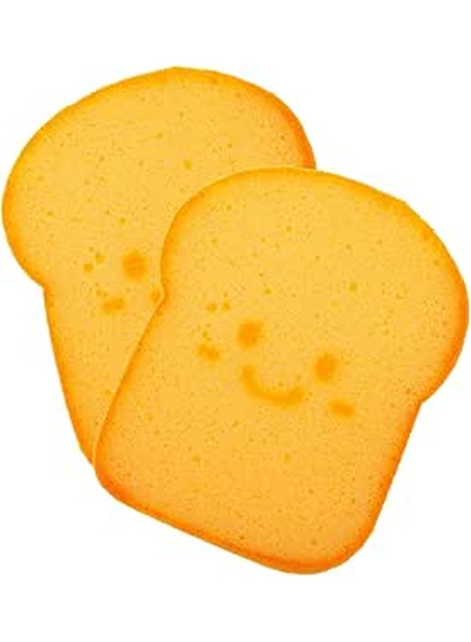 Thick Toast Shaped Kitchen Scrub Sponge Pad Non Scratch Dish Cleaning Sponge - Image 1