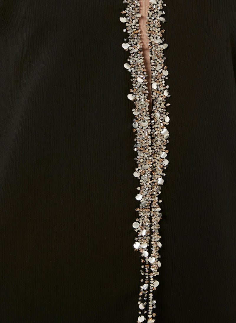 Moistreet Black Zoom Top and Pants Set - Image 3