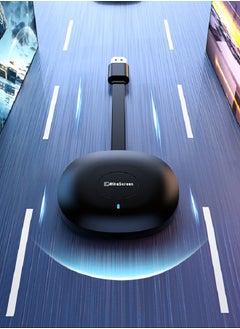 غاز دونجل لاسلكي ، شاشة واي فاي 1080P HD 4K ، جهاز استقبال Miracast ، محول شاشة لاسلكي ، محول DLNA Airplay أسود  - Image 1