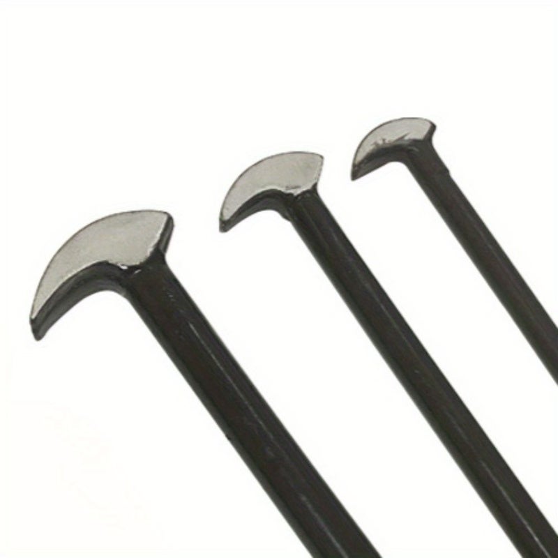 3 Pcs Heat Treated Pry Bar Set 16 12 6 Inch Nail Puller Flat Head Electric Tool Removal Kit No Power Needed Precision Pry Tool - Image 5