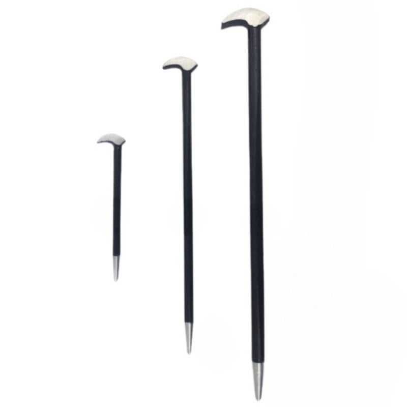 3 Pcs Heat Treated Pry Bar Set 16 12 6 Inch Nail Puller Flat Head Electric Tool Removal Kit No Power Needed Precision Pry Tool - Image 1