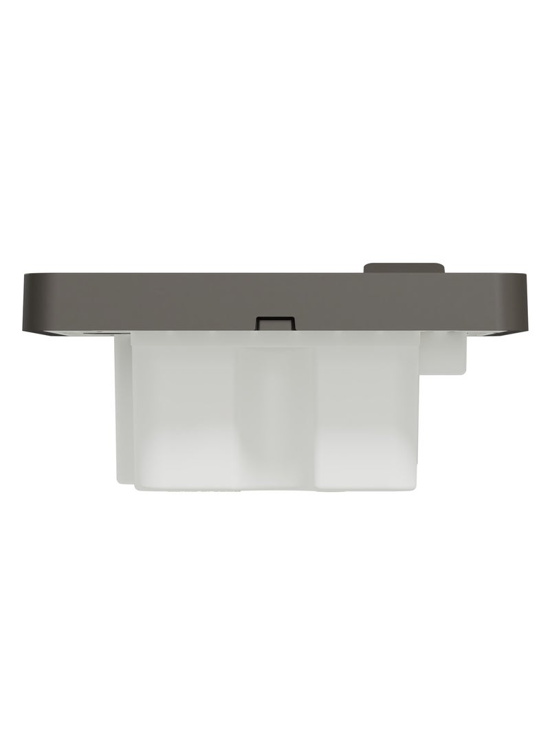 Schneider Electric - Schneider Electric Switched socket with USB charger, Avataron, 21W type A+C, 13A, Dark grey - E8315DACUSB_DG - Image 1