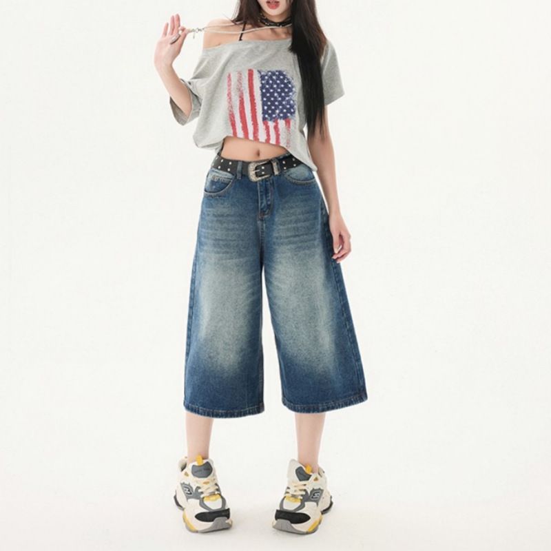 Vintage Classic European-American Design Daily Commute Jeans  Size_XS - Image 2