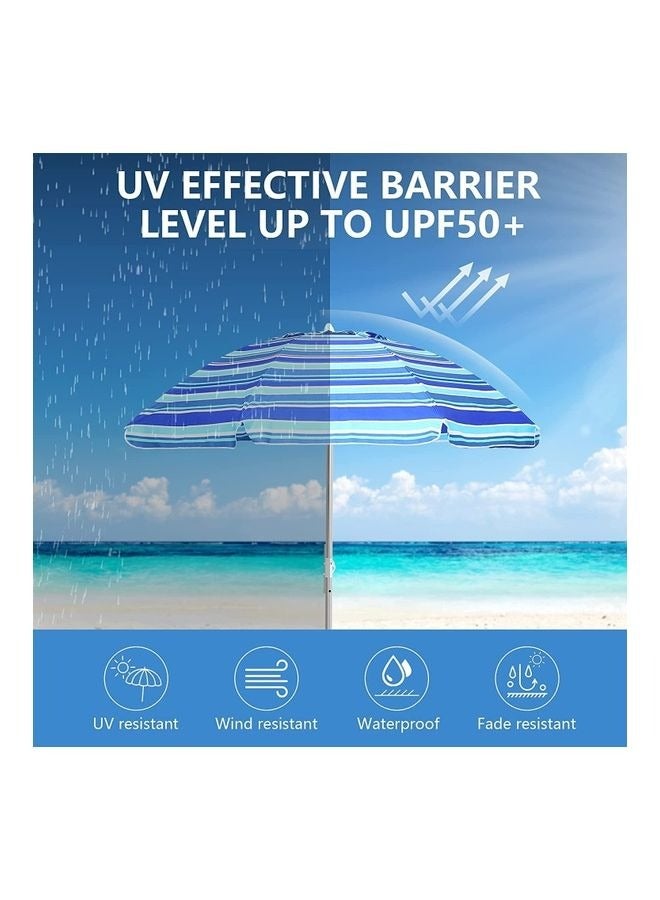ديزرت راينجر مظلة الشاطئ Desert Ranger UV 50+ مظلة شمسية محمولة للاستخدام الخارجي مع حقيبة حمل للحديقة والشاطئ في الهواء الطلق (2 متر) - Image 3