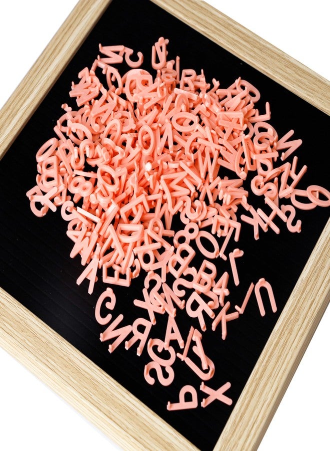 C CRYSTAL LEMON Felt Board Letters - 294-Pcs, Pink Letters for Letter Boards with Numbers and Symbols, 3/4-inch Message Board Letters for Felt Board - Image 4