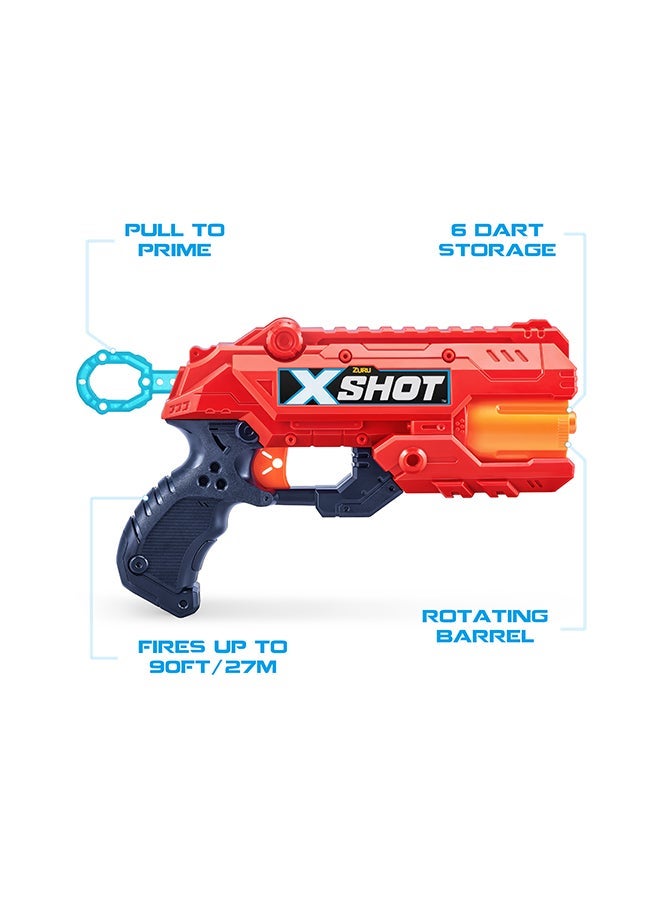 X-Shot Excel Reflex-6 Double Pack -Action Aiming Game For Kids, Teen, Adults Boys & Girls, Outdoor Holiday Activities, Gifts For Kids Ages 8+ - Image 4