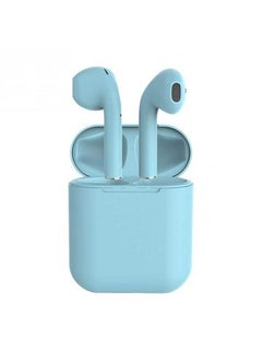 سماعة أذن Inpods 12 TWS BT لاسلكية مع صندوق شحن - أزرق فاتح