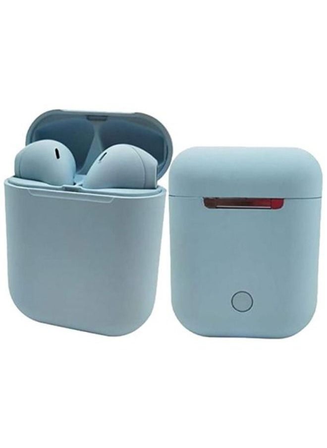 ماركة غير محددة - سماعة أذن Inpods 12 TWS BT لاسلكية مع صندوق شحن - أزرق فاتح - Image 1
