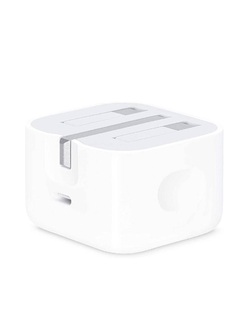 محول طاقة USB-C بقوة 20 وات أبيض - Image 3