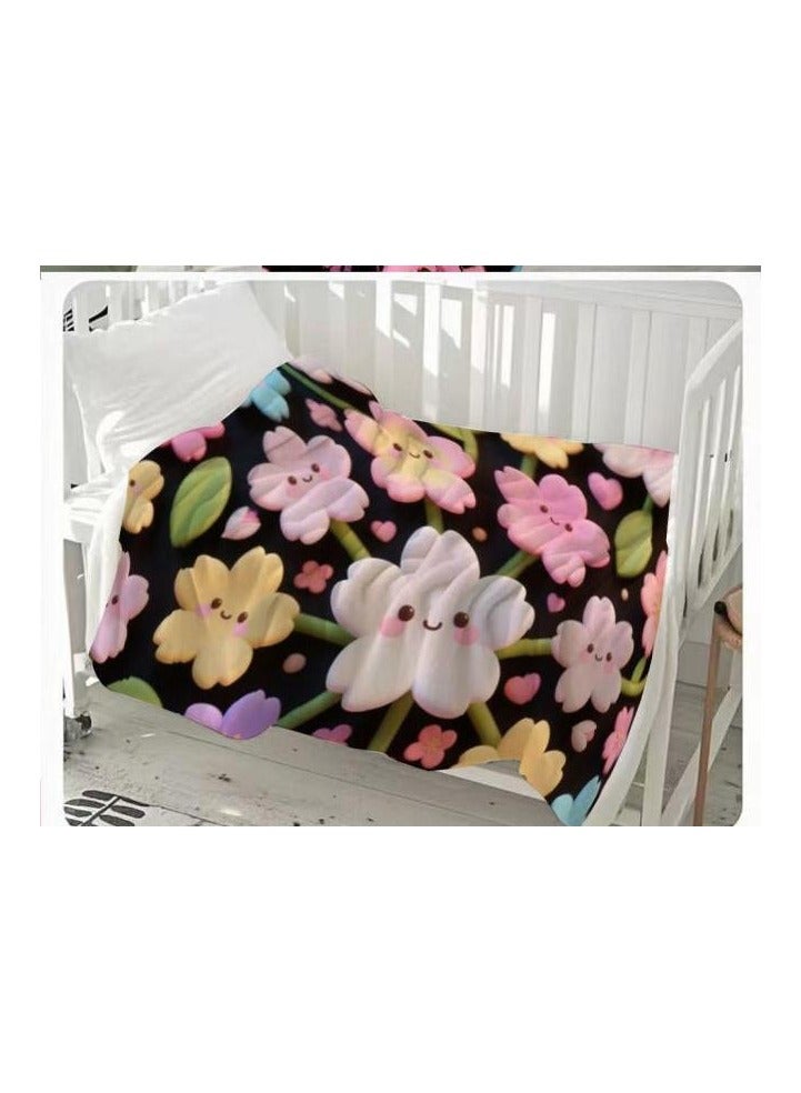 general Flannel thin blanket (warm and comfortable, suitable for sleep, gaming, dust removal and sandproof) 150cm*200cm - 598 - Image 3