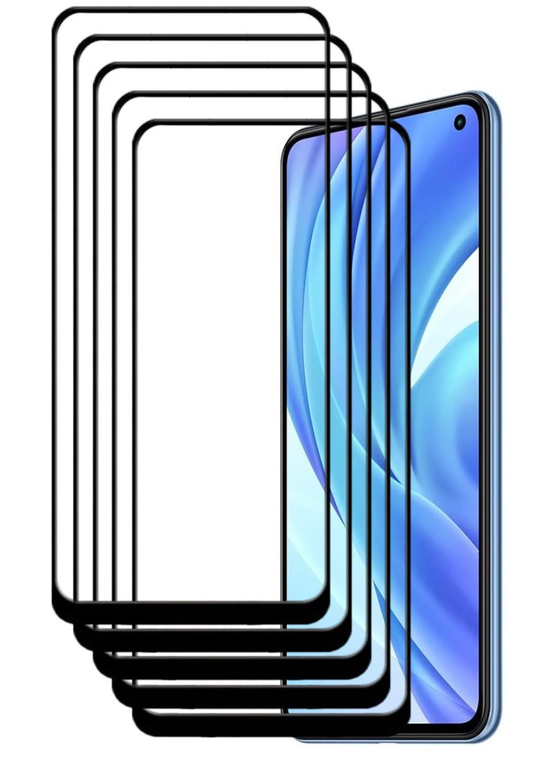 ACLIX 5 Pieces Antistatic ESD Dustproof Premium Quality High Definition Tempered Glass Screen Protector Designed For Xiaomi Mi 11 Lite - Image 1
