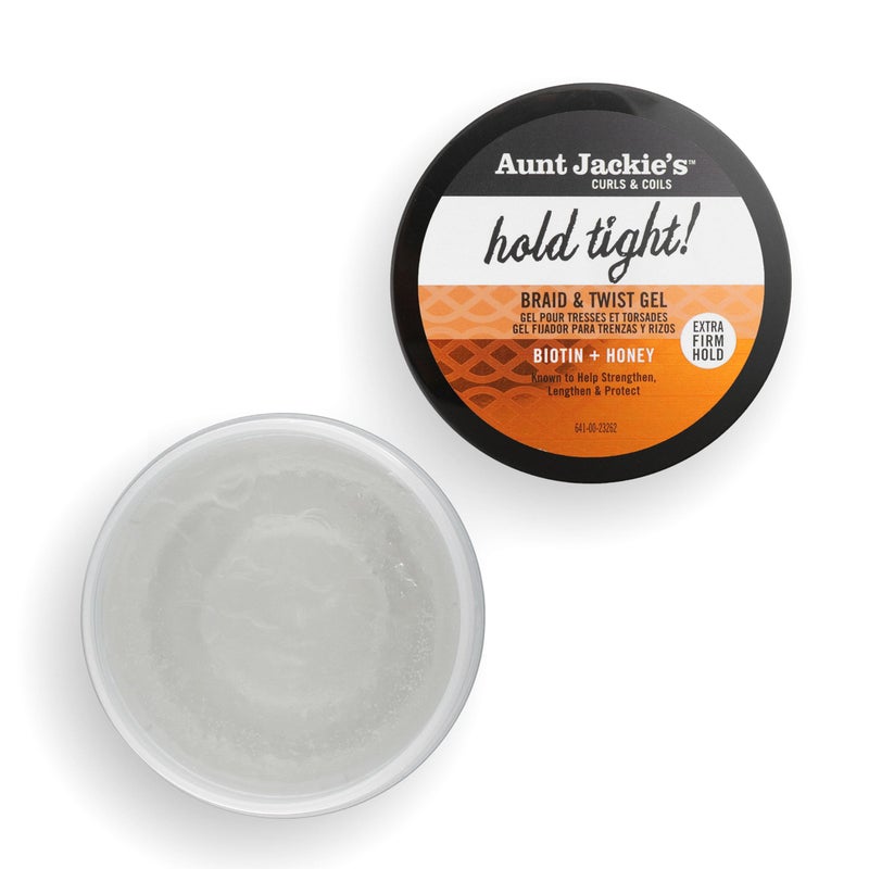 Aunt Jackie's Award-Winning Braid + Twist Collection Hold Tight Braid & Twist Gel with Extra Firm Hold, 7.5oz - Image 4