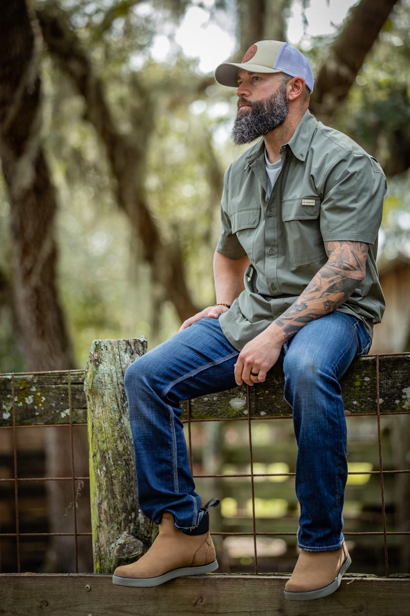 Nomad Men's BA Boot, Rubber Ankle Hunting Boot, Mossy Oak Bottomland, 12 - Image 3