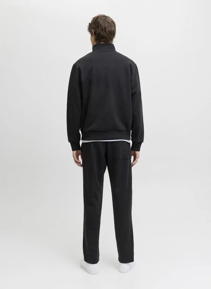 JJ Rebel Half Zip Detailed Sweatshirt