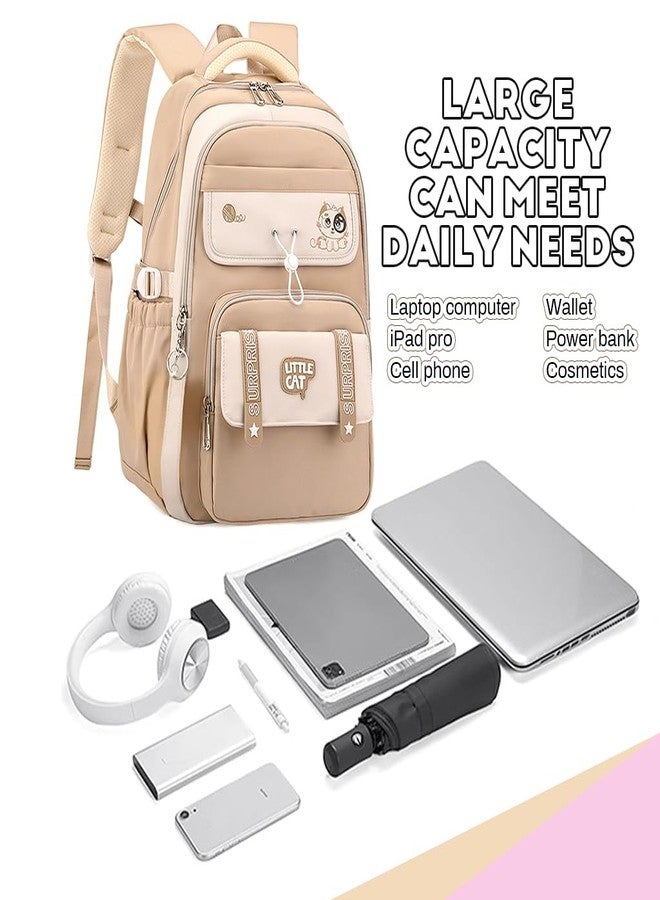 PALAY® School Bags for Girls Boys Cute Girls Backpack Teens Elementary School Backpacks Multi-Pocket Lightweight Daypacks Bookbags for Travel - Image 5