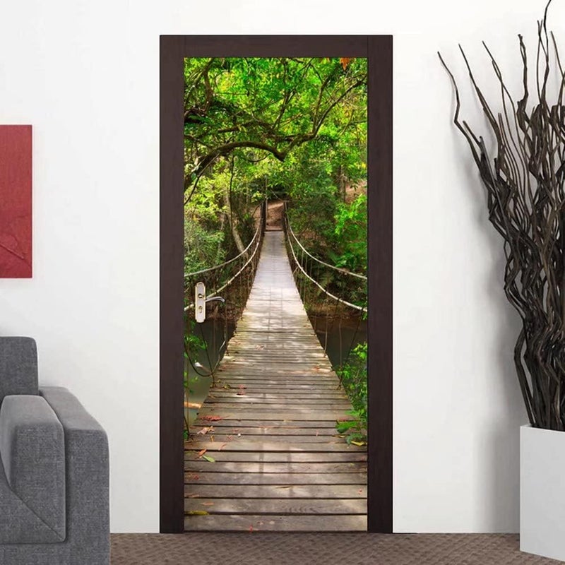 BPA® 3D Forest Door Sticker - Image 1