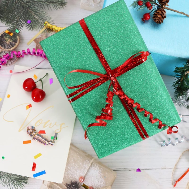 BEISHIDA 500 Yards Red Ribbon Crimped Curling, Balloon String Shiny Metallic Roll for Gift Wrapping Ribbon for Birthday Valentines Day Wedding Festival Party Decoration - Image 4