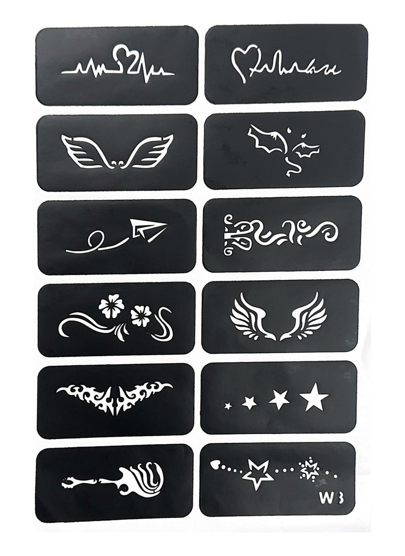MODA - Tattoo Stencil Tattoo Sticker Henna Sticker For Magical Tattoo Ink - Image 1