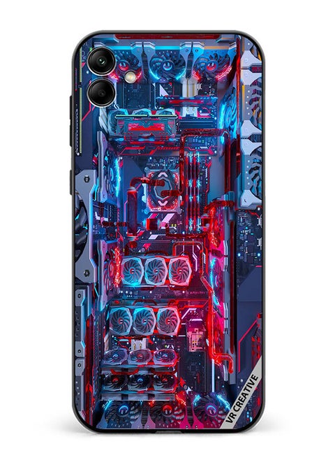 Protective Case Cover For Samsung Galaxy A04 Cpu Board Design Multicolour