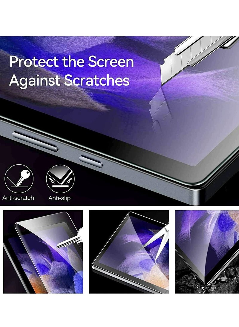 YoYoTech - Galaxy Tab A8 10.5 Clear Tempered Glass Screen Protector Bubble Free Installation 9H Hardness - Image 1