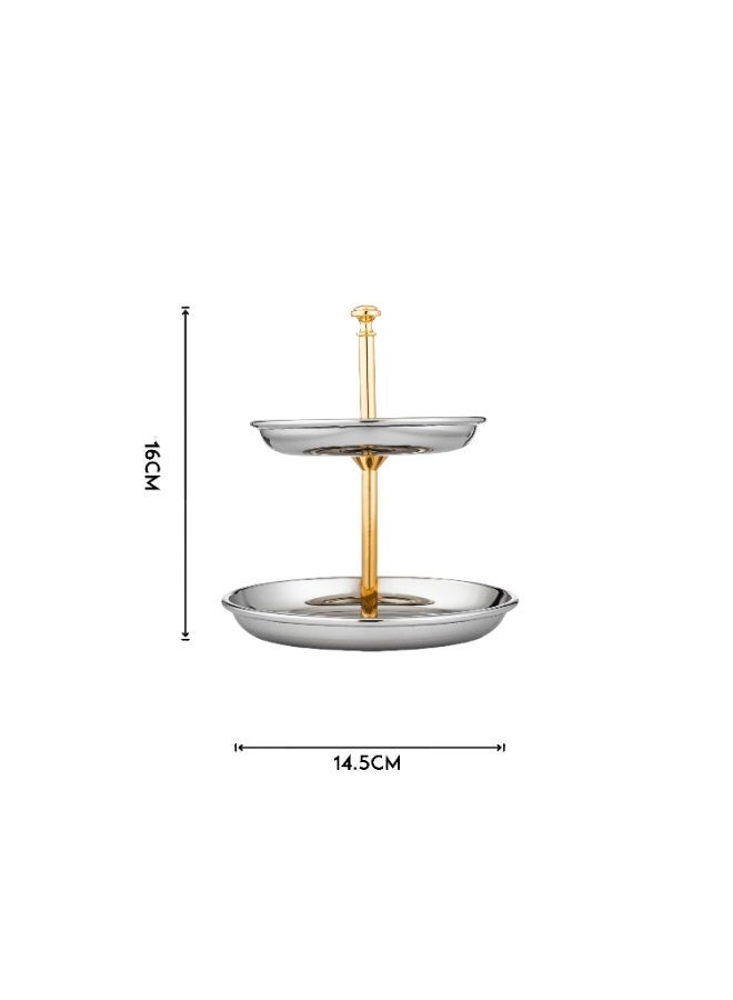 السيف  ✨ حامل تقديم حلويات متعدد الطبقات فاخر – تصميم أنيق بلمسة ذهبية لعرض الضيافة بشكل راقٍ 🍬🍫 - Image 4