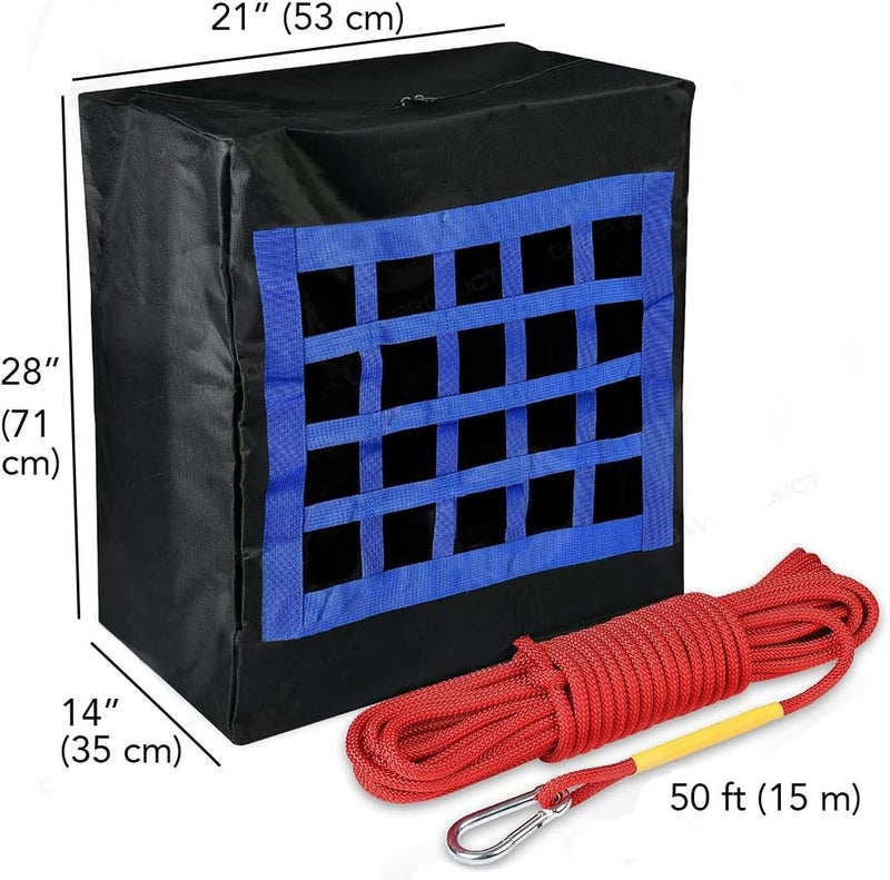 ISOP Fire Emergency Escape Bag for Pets up to 100 Pounds - Rope 50ft Incl. - Safety Equipment Carrier - Rapid Rescue Bag for Pets Animals (Large 28"x21"x14") - Life-saving Tool for Dogs, Cats - Rescue Sack - Image 4