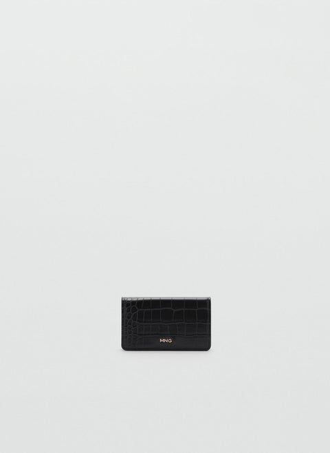 Crocodile-Effect Purse