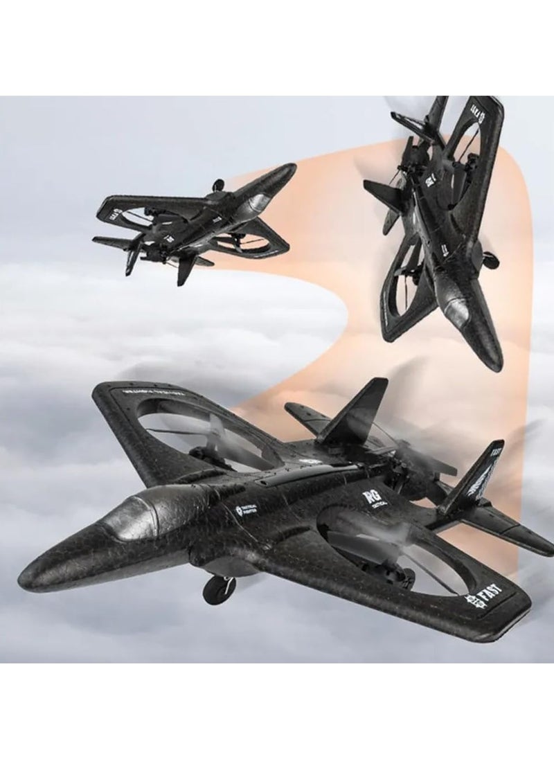 Fighter Drone RC Airplane – Easy to Fly Remote Control Combat Aircraft, Durable, Perfect Gift for Boys and Girls, Fun Outdoor Play