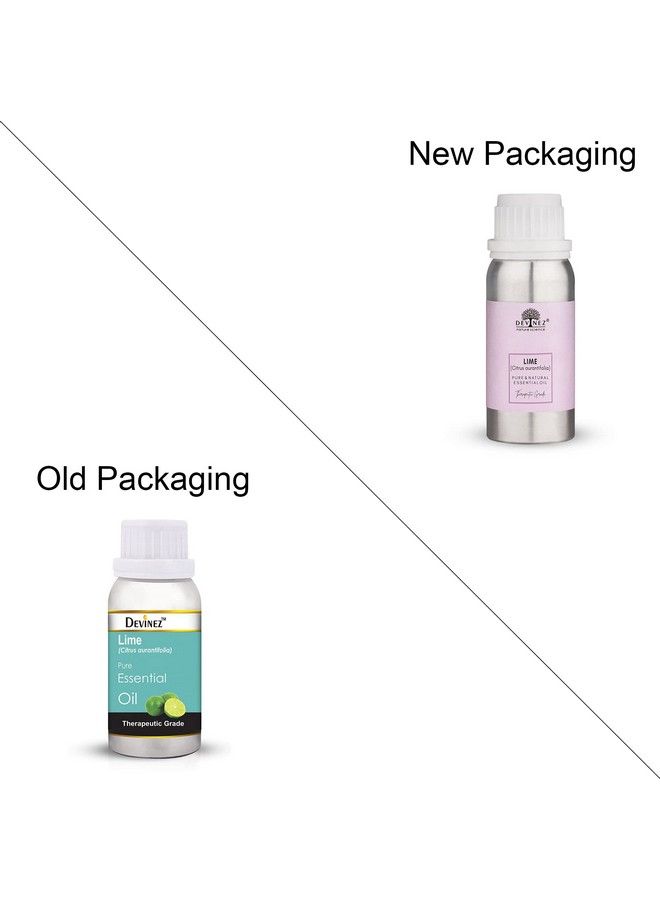 Devinez Lime Distilled Essential Oil 100% Pure Natural & Undiluted 1000Ml In Anodized Aluminum Bottle - Image 3