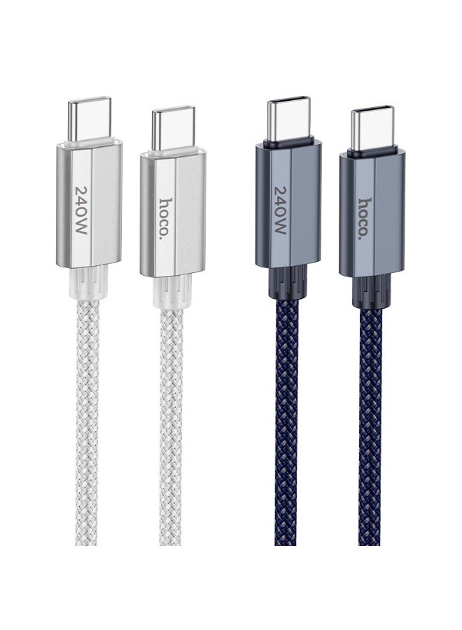 Hoco U134 240w Type c - c fast charging data cable - Image 4