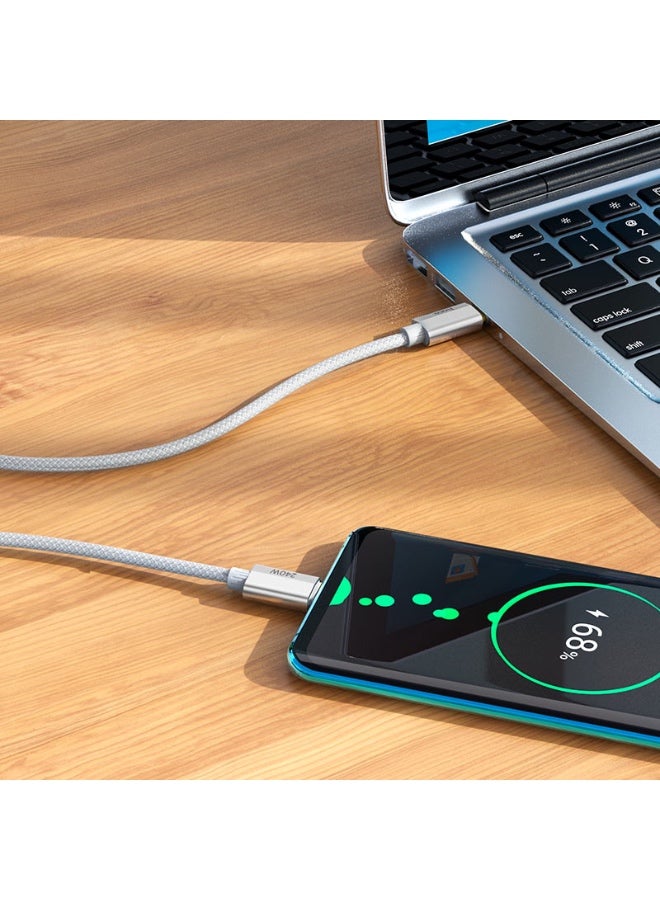 Hoco U134 240w Type c - c fast charging data cable - Image 3