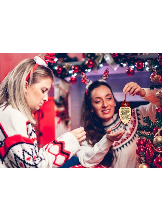 SICOHOME 2024 Friend Christmas Ornament - Friendship Gift Keepsake Best Friend Christmas Ornament Best Friends Ornaments for Christmas Tree Decorations Friendship Ornament for Friends Women - Image 5
