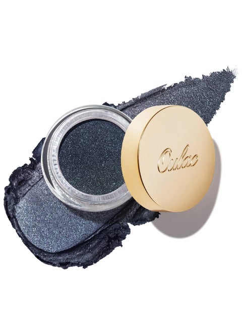 Shimmering Glitter Cream Eyeshadow - Blendable & Wrinkle-Free, Long-Lasting 12+ Hours, Waterproof, Sweatproof & Vegan 6g - Total Eclipse - 06