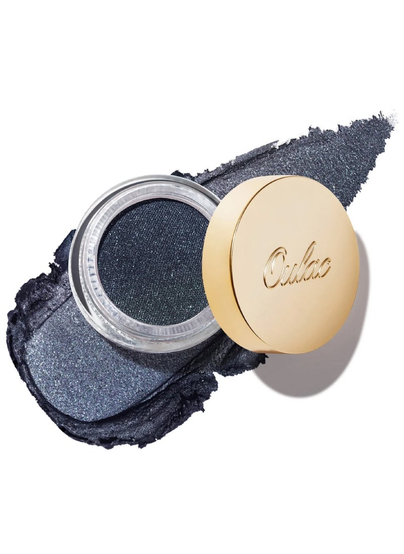 Shimmering Glitter Cream Eyeshadow - Blendable & Wrinkle-Free, Long-Lasting 12+ Hours, Waterproof, Sweatproof & Vegan 6g - Total Eclipse - 06