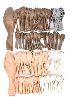 Soofam 122 Piece  Brown Balloon Garland Kit Balloon Arch Kit with Retro Coffee,Blush,White,Grey Balloons for Different Sizes Coffee Wedding Wild Themes  - Image 5