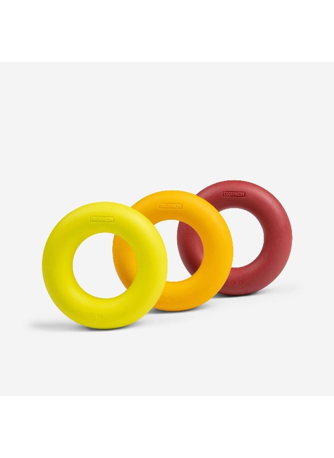CORENGTH CORENGTH BY DECATHLON,25 Kg Medium-Resistance Weight Training Handgrip - Orange  - Image 2
