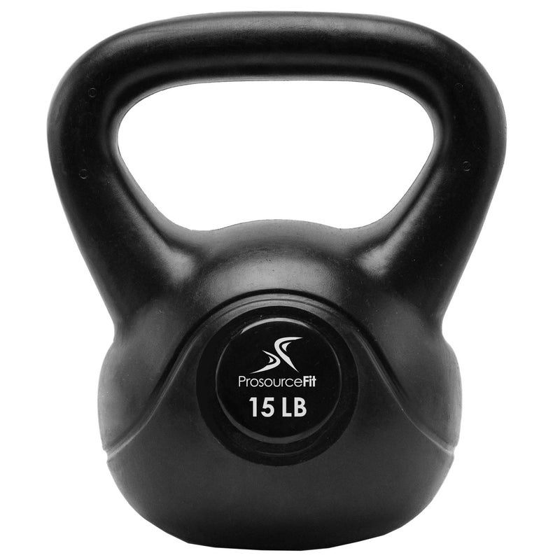 ProsourceFit Vinyl Plastic Kettlebell from 10 15 20 25 30 and 35 lbs