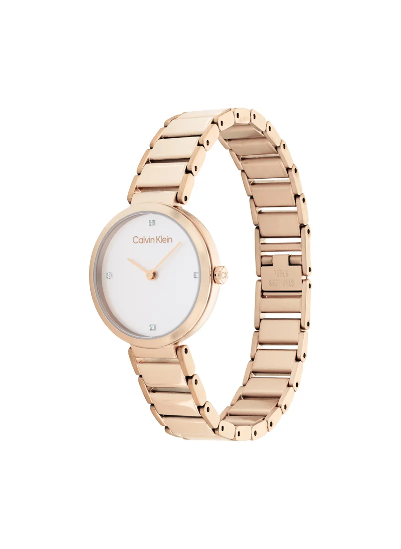 كالفن كلاين Minimalistic T Bar Steel Strap Analog Watch