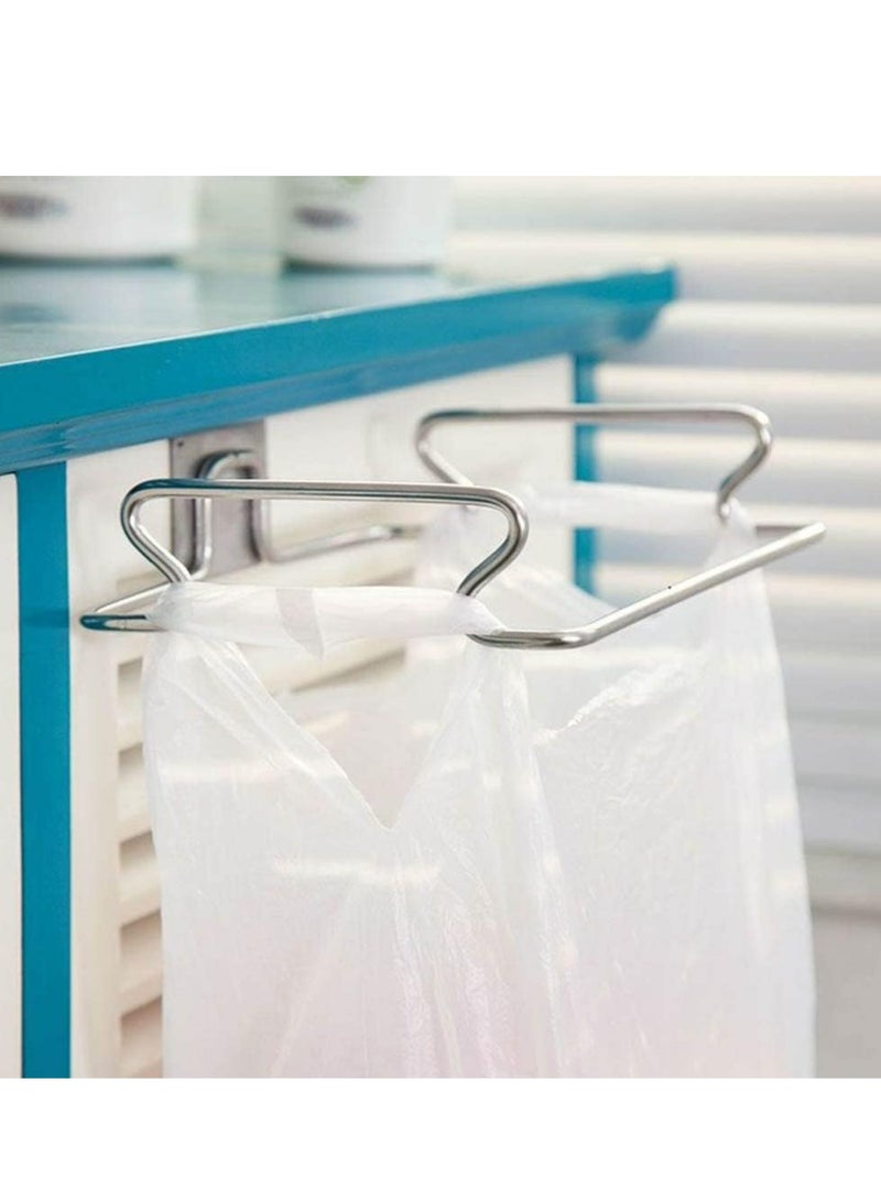 Oasisgalore 2 Pack Plastic Bag Holder Trash Bag Holder for Kitchen, Pantry, Bathroom and More  - Image 3